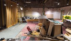 Hibs Club lounge bar renovation