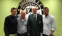 Paul Heckingbottom, Robbie Stockdale at The Hibs Club