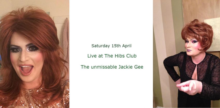 Jackie Gee live at The Hibs Club